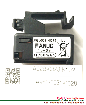 FANUC A98L-0031-0028; Pin nuôi nguồn FANUC A98L-0031-0028 lithium 3.0v _Made in Japan